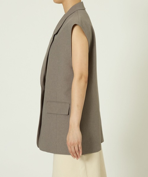 BABYLONE（バビロン）の「テーラーカラージレ（その他アウター・レディース・ボルドー/グレー・フリー）」の4枚目の写真