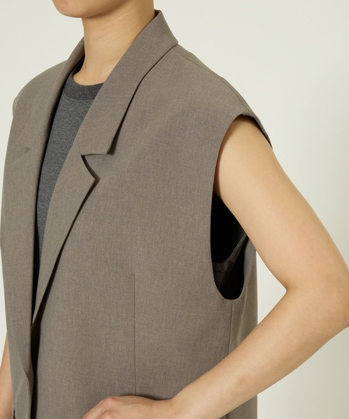 BABYLONE（バビロン）の「テーラーカラージレ（その他アウター・レディース・ボルドー/グレー・フリー）」の8枚目の写真