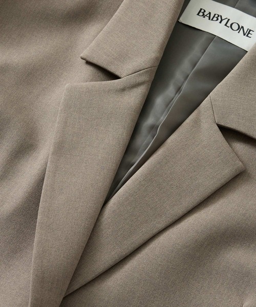 BABYLONE（バビロン）の「テーラーカラージレ（その他アウター・レディース・ボルドー/グレー・フリー）」の12枚目の写真