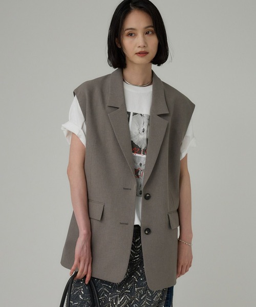 BABYLONE／バビロン　シャギージャケットコート　超美品！ ≪人気の春夏≫【SALE/60%OFF】BABYLONE シャギーチェックロング