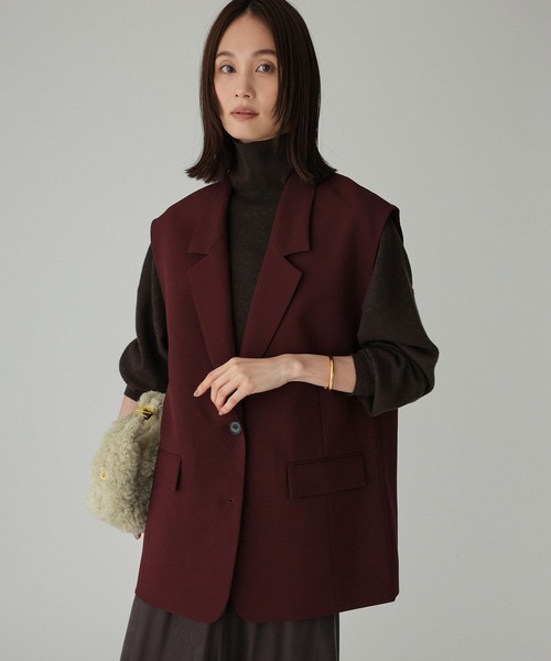 BABYLONE（バビロン）の「テーラーカラージレ（その他アウター・レディース・ボルドー/グレー・フリー）」の21枚目の写真