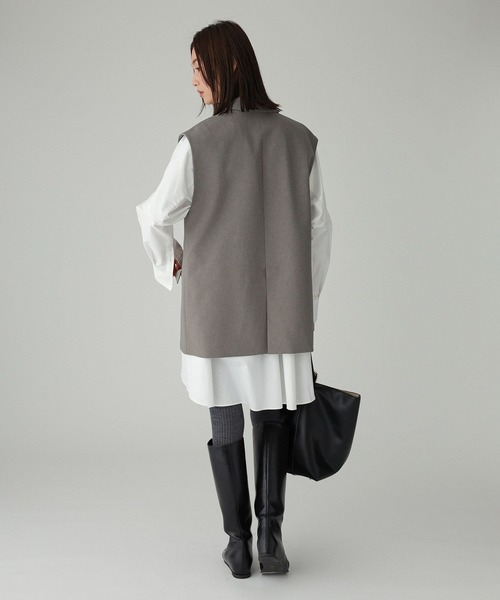 BABYLONE（バビロン）の「テーラーカラージレ（その他アウター・レディース・ボルドー/グレー・フリー）」の20枚目の写真