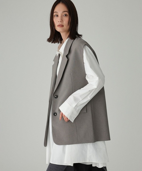 BABYLONE（バビロン）の「テーラーカラージレ（その他アウター・レディース・ボルドー/グレー・フリー）」の16枚目の写真