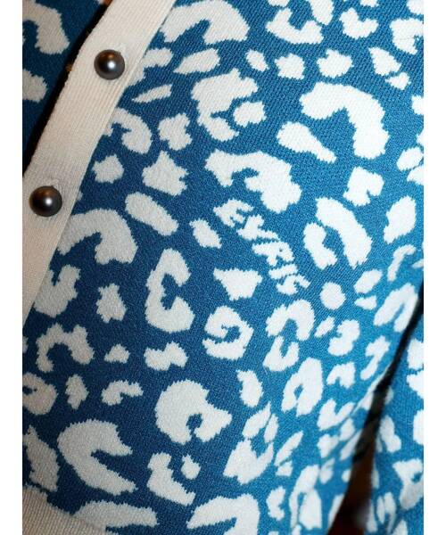 EVRIS（エヴリス）の「オリジナルレオパードカーディガン（カーディガン/ボレロ・レディース・ブラック/ブルー・FREE）」の22枚目の写真