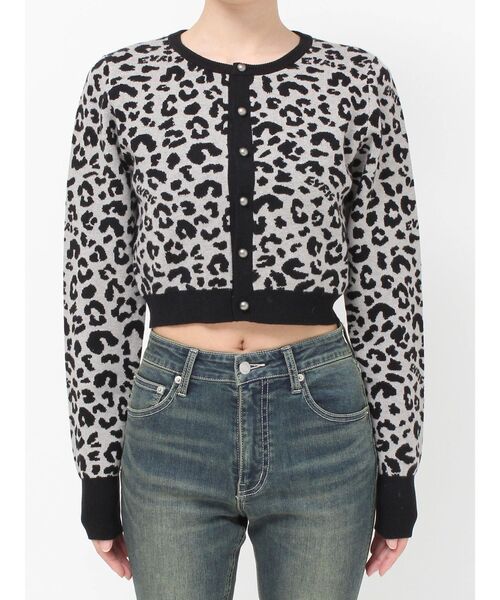 EVRIS（エヴリス）の「オリジナルレオパードカーディガン（カーディガン/ボレロ・レディース・ブラック/ブルー・FREE）」の14枚目の写真