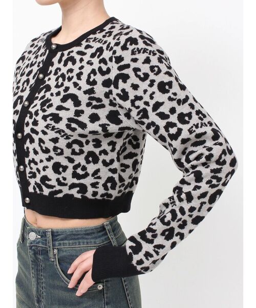 EVRIS（エヴリス）の「オリジナルレオパードカーディガン（カーディガン/ボレロ・レディース・ブラック/ブルー・FREE）」の18枚目の写真