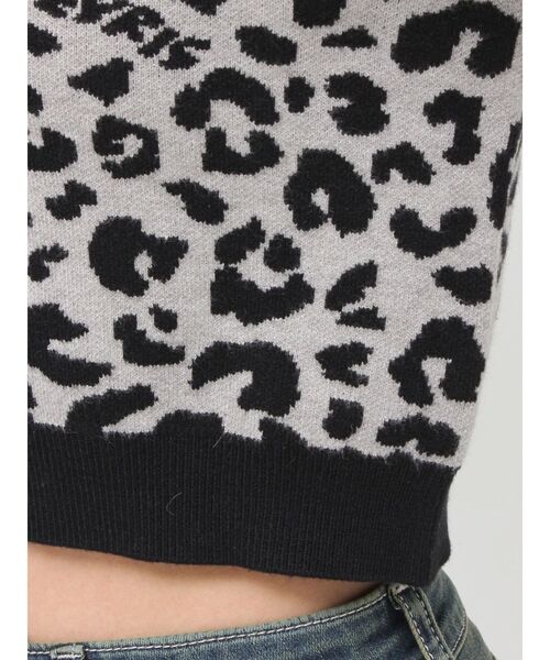 EVRIS（エヴリス）の「オリジナルレオパードカーディガン（カーディガン/ボレロ・レディース・ブラック/ブルー・FREE）」の19枚目の写真