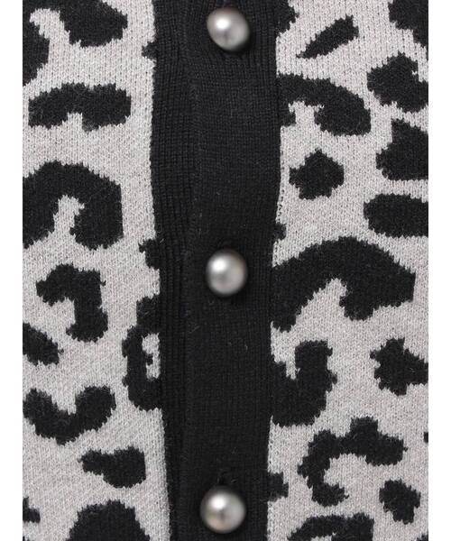 EVRIS（エヴリス）の「オリジナルレオパードカーディガン（カーディガン/ボレロ・レディース・ブラック/ブルー・FREE）」の11枚目の写真