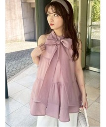 「LILY BROWN」 ノースリーブブラウス FREE ピンク レディース LILY BROWN 「LILY BROWN」 ノースリーブブラウス FREE ピンク