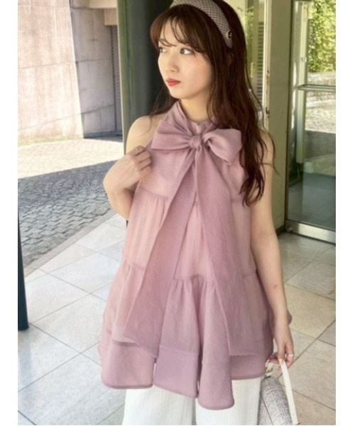 LILYBROWN 新品　即日発送可　リリーブラウン　アメスリティアードブラウス アメスリティアードブラウス（シャツ/ブラウス）｜LILY BROWN