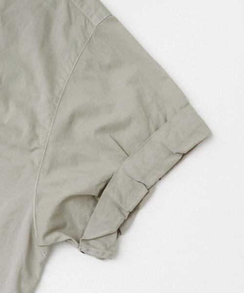 URBAN RESEARCH DOORS（アーバンリサーチドアーズ）の「製品染めロールスリーブブラウス（シャツ/ブラウス・レディース・カーキ/グレー系その他/オレンジ・MEDIUM）」の12枚目の写真