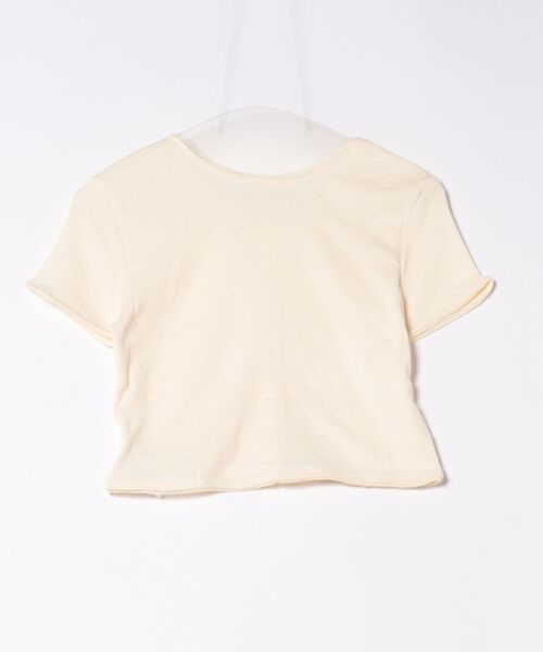 archives（アルシーヴ）の「針抜きハーフスリーブカーディガン（カーディガン/ボレロ・レディース・アイボリー/グレー/ネイビー・MEDIUM）」の4枚目の写真