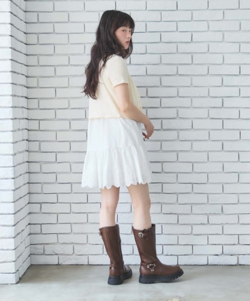 archives（アルシーヴ）の「針抜きハーフスリーブカーディガン（カーディガン/ボレロ・レディース・アイボリー/グレー/ネイビー・MEDIUM）」の13枚目の写真