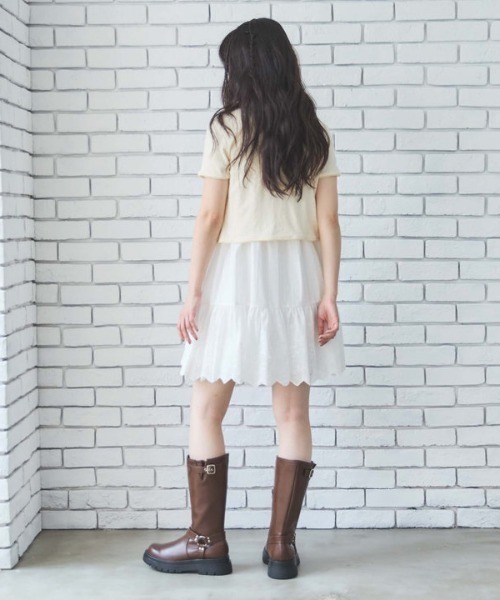 archives（アルシーヴ）の「針抜きハーフスリーブカーディガン（カーディガン/ボレロ・レディース・アイボリー/グレー/ネイビー・MEDIUM）」の14枚目の写真