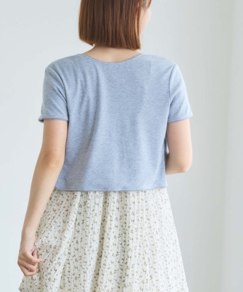 archives（アルシーヴ）の「針抜きハーフスリーブカーディガン（カーディガン/ボレロ・レディース・アイボリー/グレー/ネイビー・MEDIUM）」の18枚目の写真