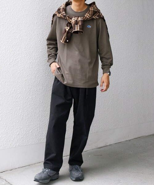 Gramicci(グラミチ)の「【SHIPS any別注】GRAMiCCi: ルーズ テーパード ストレッチ チノパンツ◇(チノパンツ・メンズ・ブラック/ベージュ/オリーブ・SMALL/MEDIUM/LARGE/X-LARGE)」の4枚目の写真