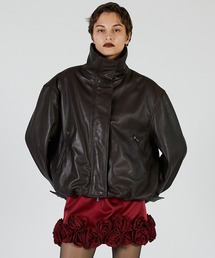 PRANK PROJECT(vNvWFNg)́y2025Autumn Pre-OrderzSHEEPUnClbN[u] / SHEEP Leather High Neck Blouson(̑AE^[)