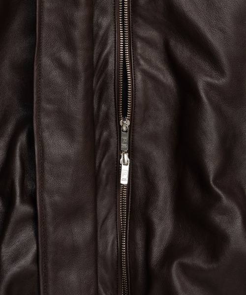 PRANK PROJECT（プランクプロジェクト）の「【Pre-Order】SHEEPレザハイネックーブルゾン / SHEEP Leather High Neck Blouson（その他アウター・レディース・ブラック/ブラウン・FREE）」の17枚目の写真