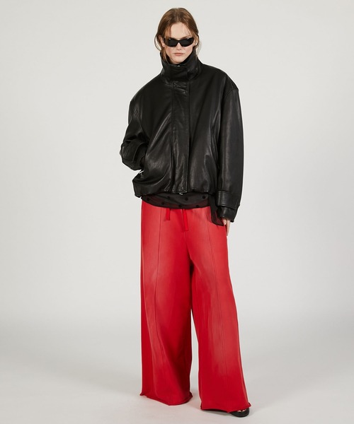 Pre-Order】SHEEPレザハイネックーブルゾン / SHEEP Leather High Neck