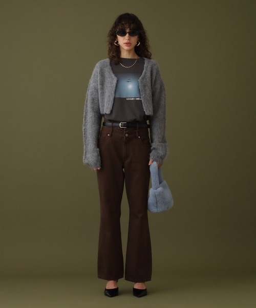 DISPATCHER NO.8(ディスパッチャーナンバーエイト)の「VOYAGEコラボフォトTEE(Tシャツ/カットソー・レディース・ダークグレー/ベージュ・ONE SIZE)」の15枚目の写真