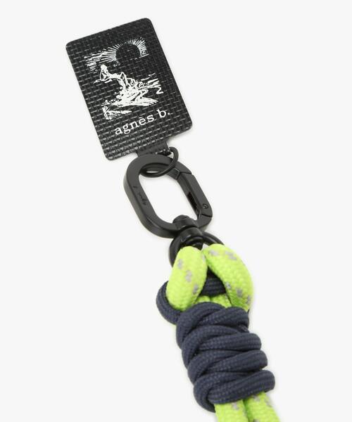 agnes b.（アニエスベー）の「ショート モバイルストラップ ”Trip” ZAH09－02（キーホルダー・メンズ・ブラック系その他・FREE）」の3枚目の写真