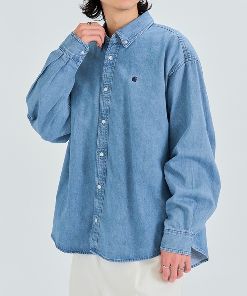 Carhartt WIP（カーハートダブリューアイピー）の「【Carhartt WIP】L/S LUCAS SHIRT　I034525（シャツ/ブラウス・メンズ・ブルー・L/M）」の2枚目の写真