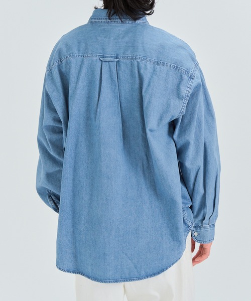 Carhartt WIP（カーハートダブリューアイピー）の「【Carhartt WIP】L/S LUCAS SHIRT　I034525（シャツ/ブラウス・メンズ・ブルー・L/M）」の7枚目の写真