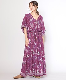 チャイハネ（チャイハネ）の「【チャイハネ】夏の星座Vネックワンピース（ワンピース）」