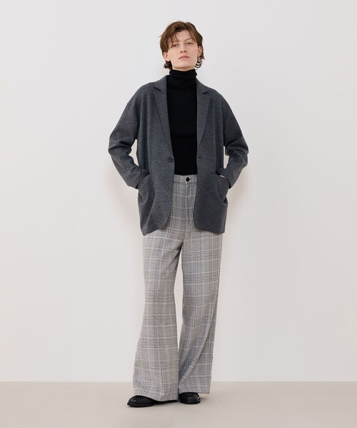 ウールミルドスムース チェスタージャケット（テーラードジャケット