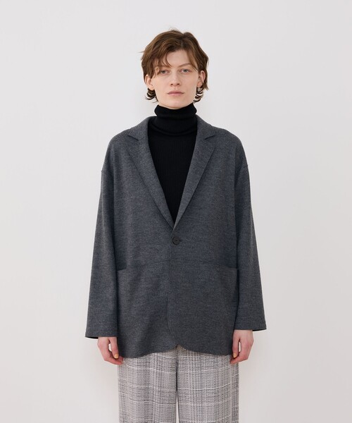 【新品】galerievieギャルリーヴィージャケットTOMORROWLAND ウールミルドスムース チェスタージャケット（テーラードジャケット