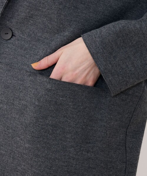 【新品】galerievieギャルリーヴィージャケットTOMORROWLAND ウールミルドスムース チェスタージャケット（テーラードジャケット