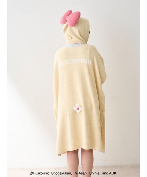 【新品】ドラミちゃん　ルームウェア　ジェラートピケ　バスポンチョ gelato pique Sleep（ジェラートピケスリープ）の「【ドラえもん