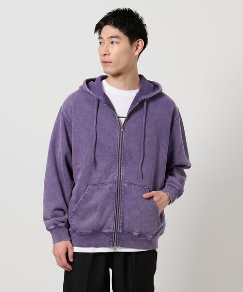 SCREEN STARS(スクリーンスターズ)の「【別注】<SCREEN STARS>GLR フェード スウェット フルジップ フーディー パーカー(パーカー・メンズ・ブラック/パープル・XL/L/M)」の13枚目の写真