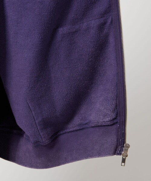 SCREEN STARS(スクリーンスターズ)の「【別注】<SCREEN STARS>GLR フェード スウェット フルジップ フーディー パーカー(パーカー・メンズ・ブラック/パープル・XL/L/M)」の6枚目の写真