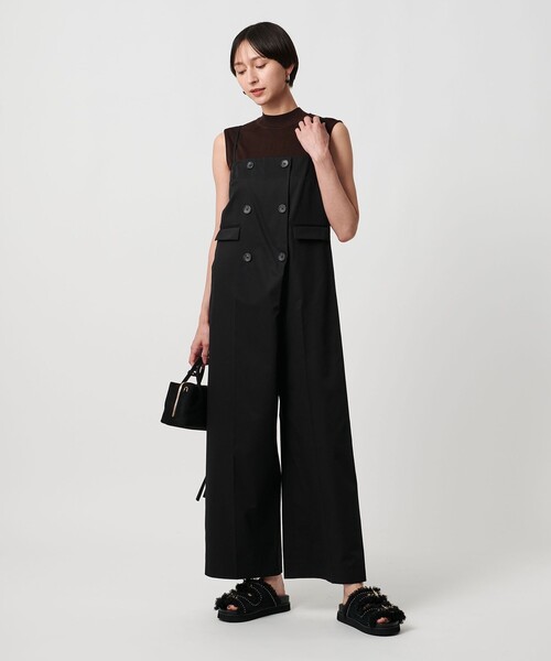 【新品タグ付】ライトチノ ベルト付き オールインワン 新品タグ付】ライトチノ ベルト付き オールインワン