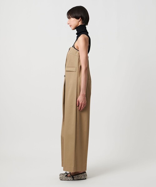 UNITED ARROWS(ユナイテッドアローズ)の「チノ ラップ オールインワン ‐ウォッシャブル‐(つなぎ/オールインワン・レディース・ブラック/ベージュ・FREE)」の9枚目の写真