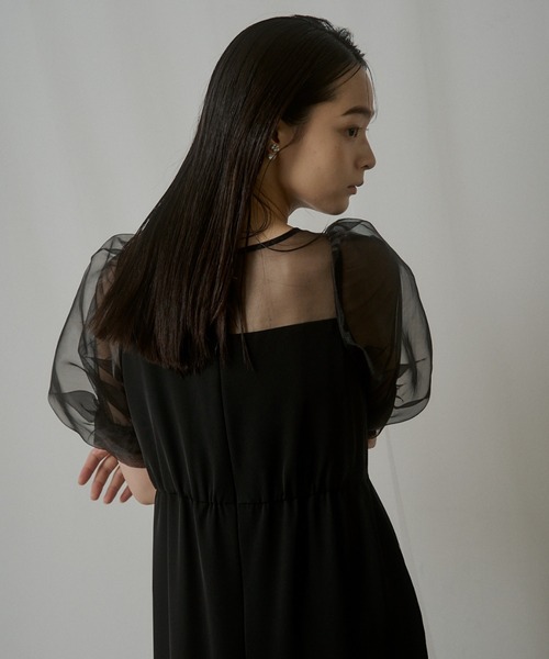 セール】Puffsleeve embroidery dress（ドレス）｜LE'RURE（リルアー