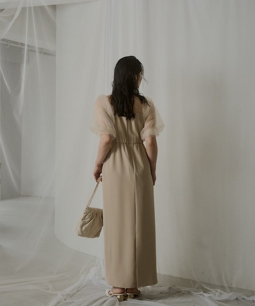 セール】Puffsleeve embroidery dress（ドレス）｜LE'RURE（リルアー