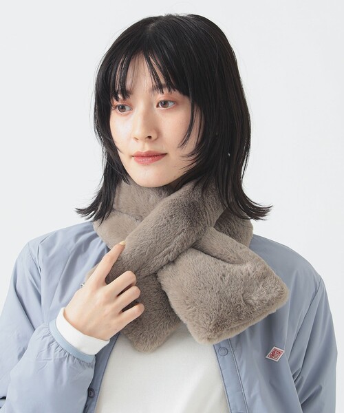 B:MING by BEAMS(ビーミングバイビームス)の「フェイク ファー ミニ ティペット(マフラー・レディース・その他/ナチュラル/ブラウン系その他2・ONE SIZE)」の2枚目の写真