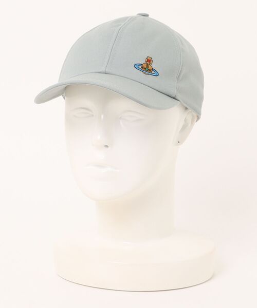 Vivienne Westwood（ヴィヴィアンウエストウッド）の「BASEBALL CAP COTTON TWILL PLAIN（キャップ・レディース・ブラック/ブルー系その他/ピンク/ベージュ系その他・S/L/LARGE/SMALL）」の3枚目の写真