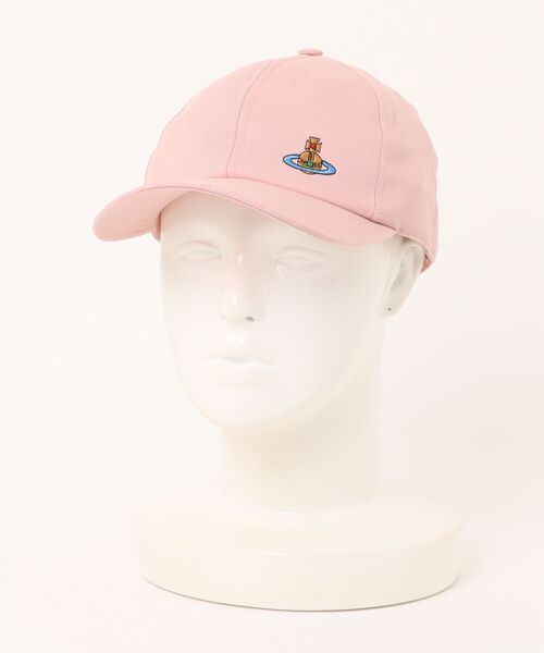 Vivienne Westwood（ヴィヴィアンウエストウッド）の「BASEBALL CAP COTTON TWILL PLAIN（キャップ・レディース・ブラック/ブルー系その他/ピンク/ベージュ系その他・S/L/LARGE/SMALL）」の4枚目の写真