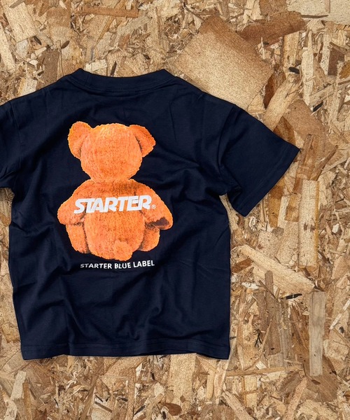 STARTER（スターター）の「STARTER　ベアプリントT　半袖T（Tシャツ/カットソー・キッズ・ダークグリーン/杢グレー/ネイビー/オフホワイト/ブラック/チャコールグレー・120/150/140/160/130/110）」の6枚目の写真