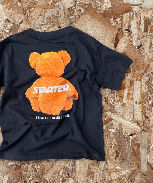 STARTER（スターター）の「STARTER　ベアプリントT　半袖T（Tシャツ/カットソー・キッズ・ダークグリーン/杢グレー/ネイビー/オフホワイト/ブラック/チャコールグレー・120/150/140/160/130/110）」の3枚目の写真