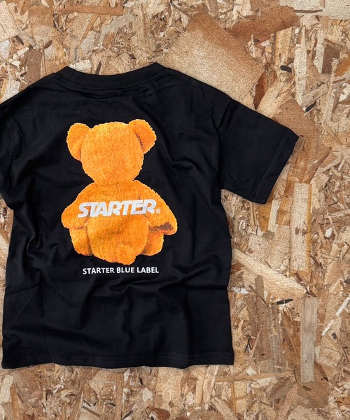 STARTER（スターター）の「STARTER　ベアプリントT　半袖T（Tシャツ/カットソー・キッズ・ダークグリーン/杢グレー/ネイビー/オフホワイト/ブラック/チャコールグレー・120/150/140/160/130/110）」の2枚目の写真