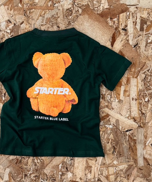 STARTER（スターター）の「STARTER　ベアプリントT　半袖T（Tシャツ/カットソー・キッズ・ダークグリーン/杢グレー/ネイビー/オフホワイト/ブラック/チャコールグレー・120/150/140/160/130/110）」の5枚目の写真