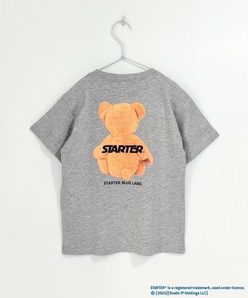 STARTER（スターター）の「STARTER　ベアプリントT　半袖T（Tシャツ/カットソー・キッズ・ダークグリーン/杢グレー/ネイビー/オフホワイト/ブラック/チャコールグレー・120/150/140/160/130/110）」の19枚目の写真