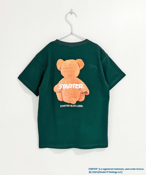 STARTER（スターター）の「STARTER　ベアプリントT　半袖T（Tシャツ/カットソー・キッズ・ダークグリーン/杢グレー/ネイビー/オフホワイト/ブラック/チャコールグレー・120/150/140/160/130/110）」の20枚目の写真