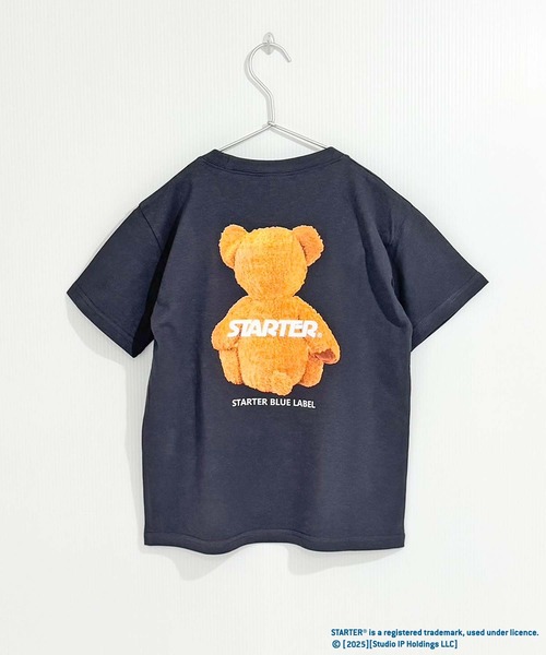 STARTER（スターター）の「STARTER　ベアプリントT　半袖T（Tシャツ/カットソー・キッズ・ダークグリーン/杢グレー/ネイビー/オフホワイト/ブラック/チャコールグレー・120/150/140/160/130/110）」の22枚目の写真
