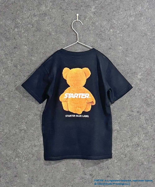 STARTER（スターター）の「STARTER　ベアプリントT　半袖T（Tシャツ/カットソー・キッズ・ダークグリーン/杢グレー/ネイビー/オフホワイト/ブラック/チャコールグレー・120/150/140/160/130/110）」の16枚目の写真