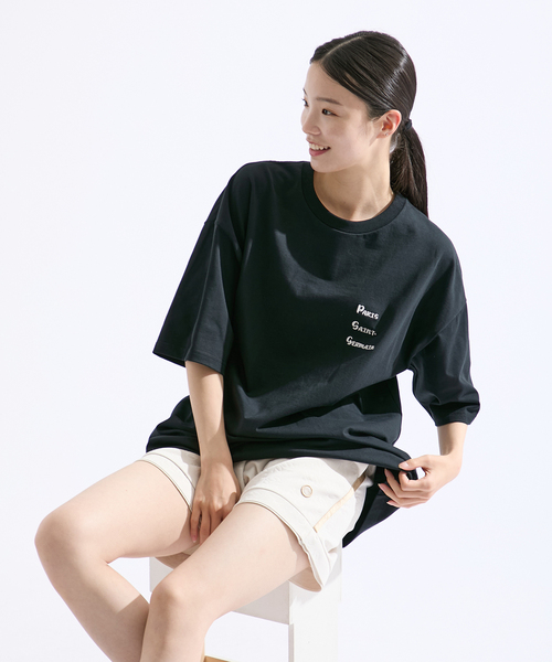 PARIS SAINT-GERMAIN(パリサンジェルマン)の「【Paris Saint-Germain / パリ・サン=ジェルマン】JP Ryu Germain embroidery TEE(Tシャツ/カットソー・メンズ・ホワイト/ブラック・X-LARGE/LARGE/MEDIUM)」の6枚目の写真